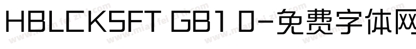 HBLCKSFT GB1 0字体转换